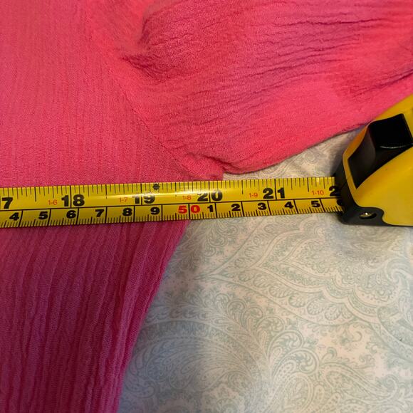 Fresh Produce Tunic Top Pink Cotton Crepe XS - Picture 4 of 6